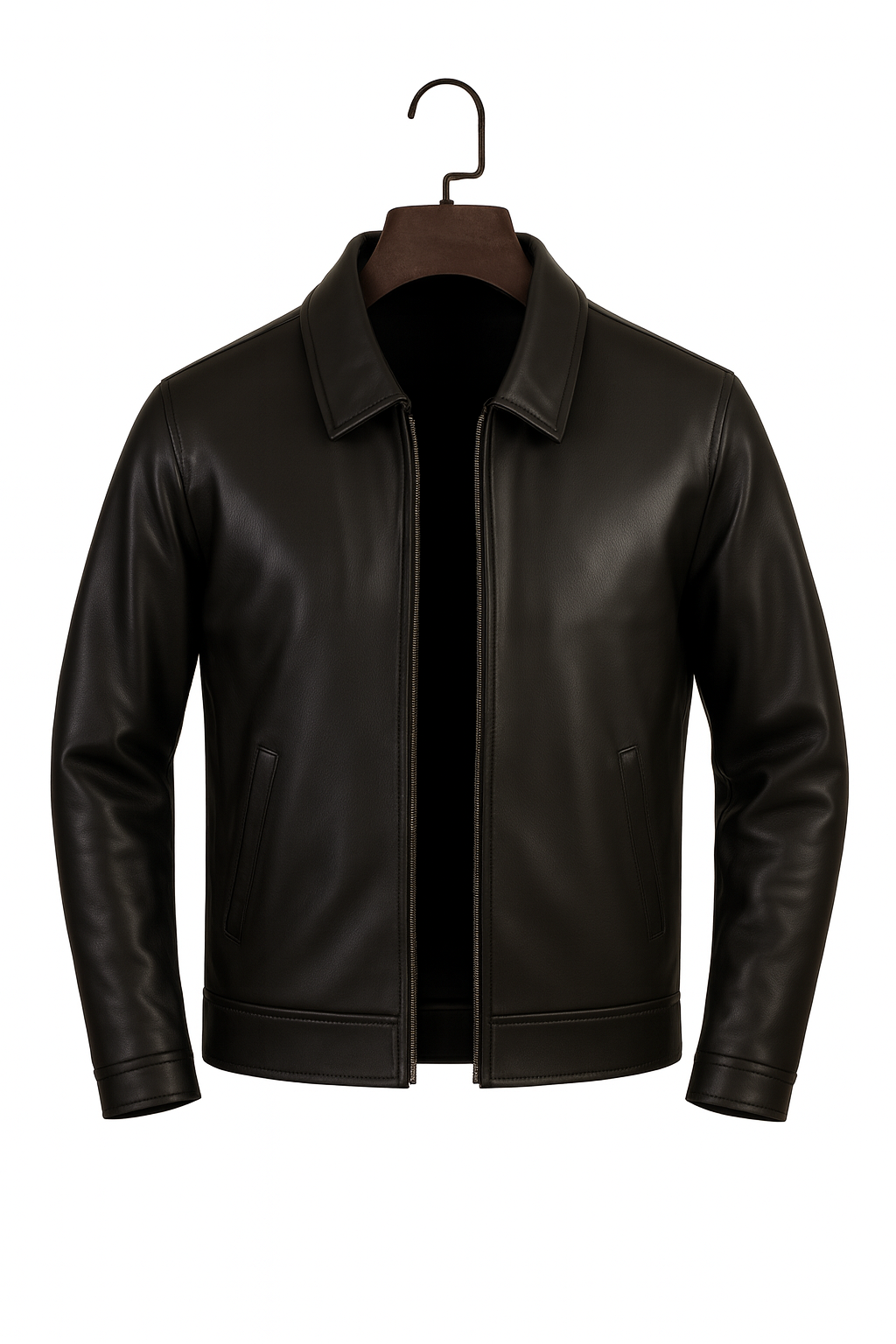 The Obsidian Leather Jacket