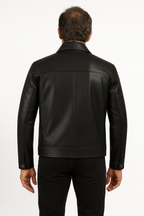 The Obsidian Leather Jacket