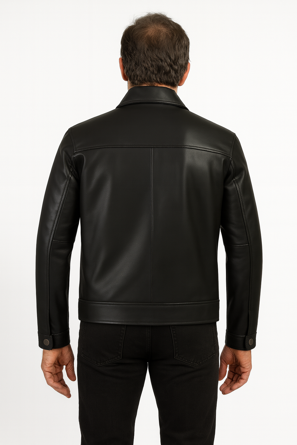 The Obsidian Leather Jacket