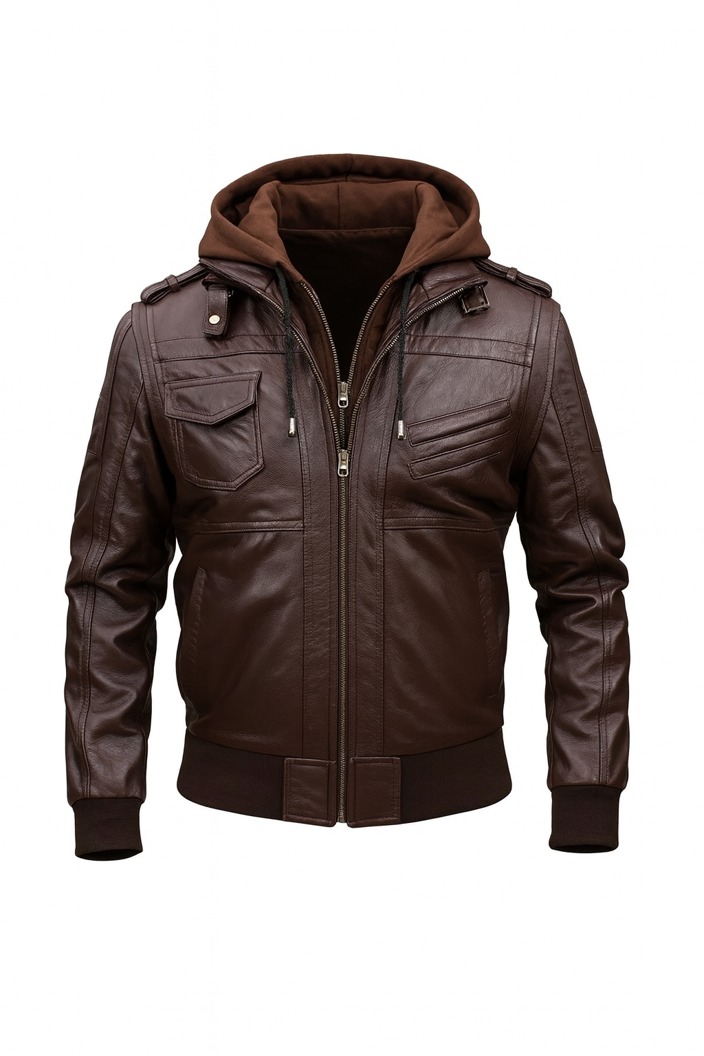 The Hybrid Edge Leather Jacket
