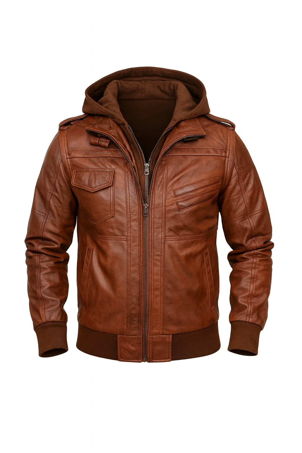 The Hybrid Edge Leather Jacket